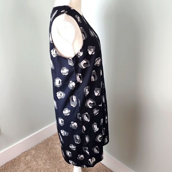 Mud Pie Floral Design Sleeveless Midi Shift Dress With Pockets Size Small - Picture 3 of 6
